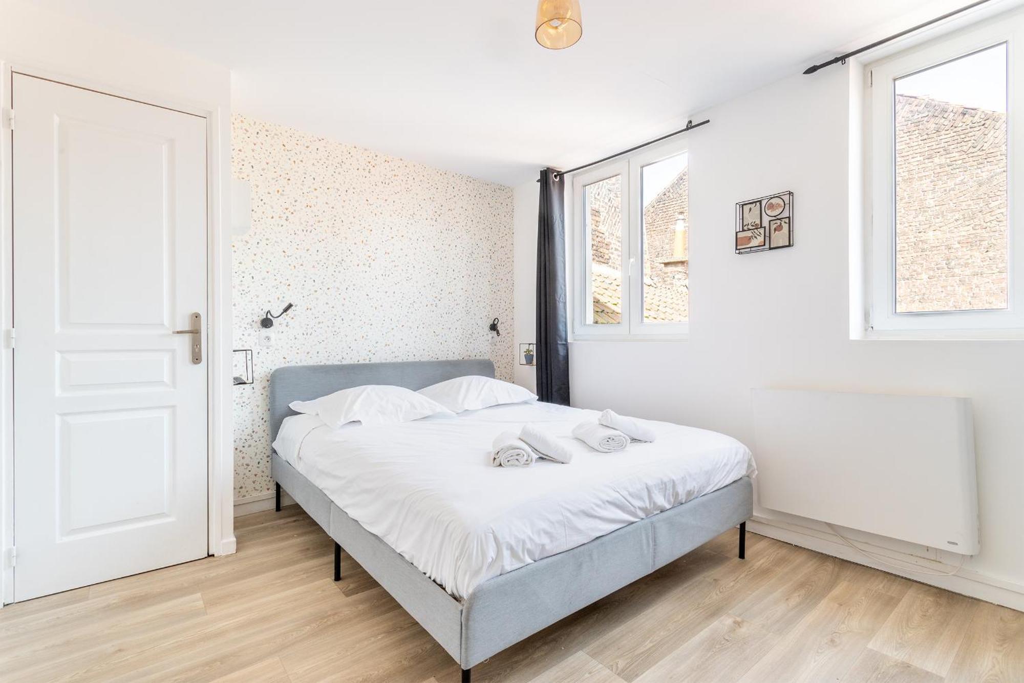 S&K Suite Grande Rue Roubaix - Chambre Spacieuse Et Sdb Privee - Netflix Et Cuisine المظهر الخارجي الصورة